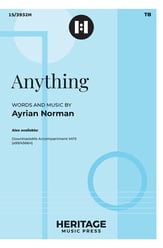 Anything TB choral sheet music cover